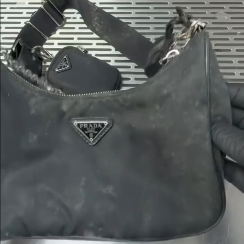Prada bag restoration before